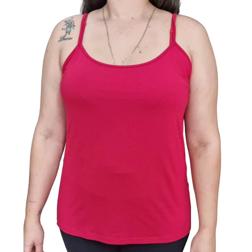 Blusa Alcinha Feminina Raio de Luz Vermelha