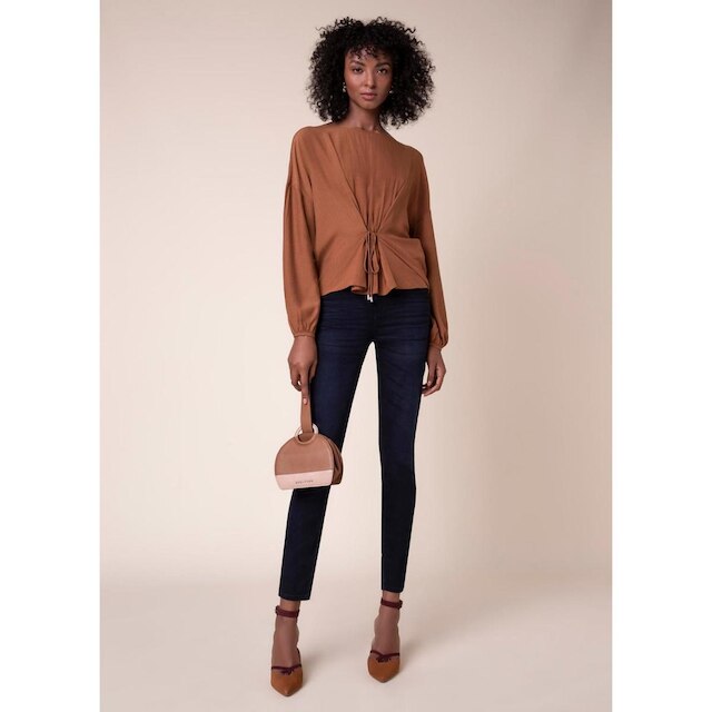 Blusa Amarração Caramelo GG