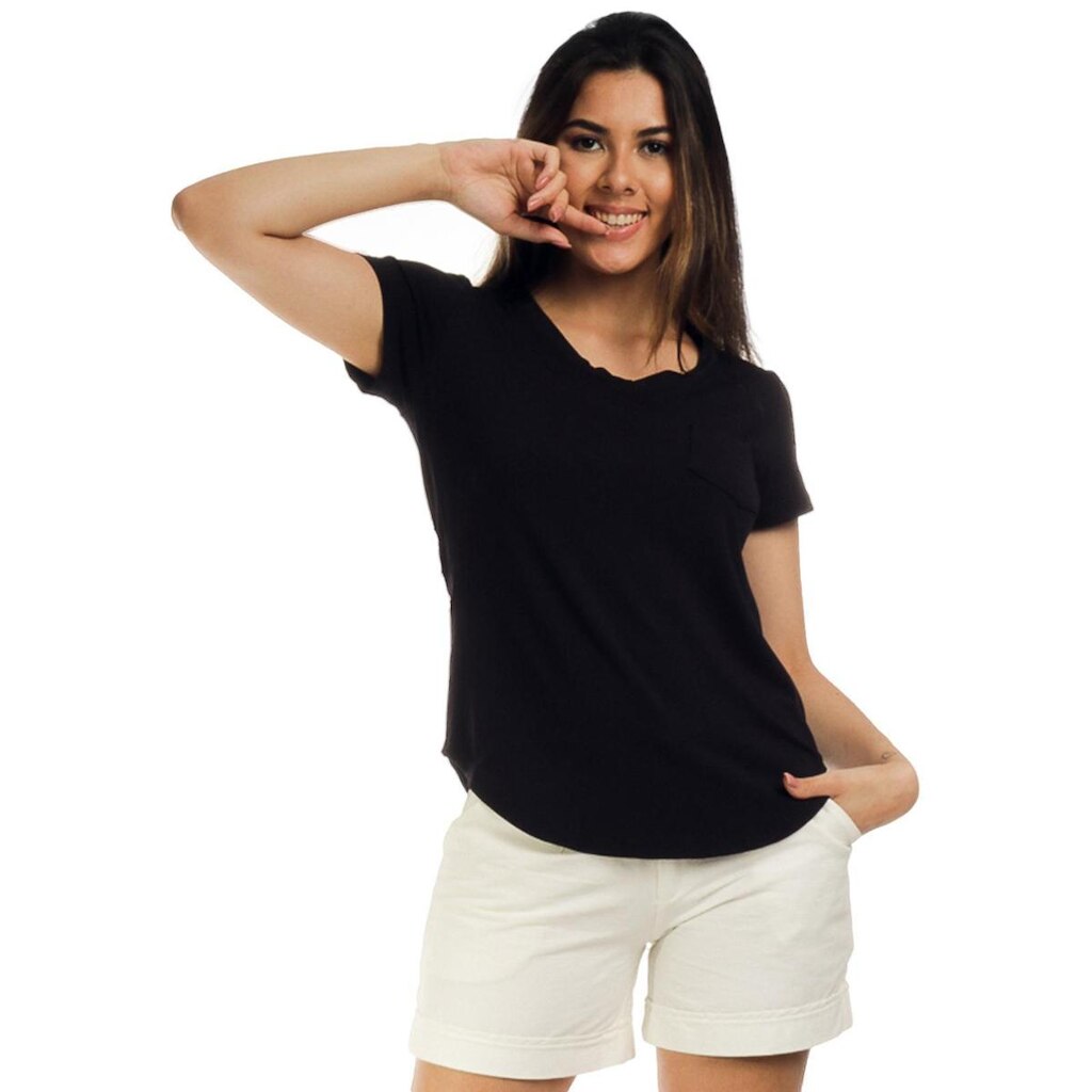 Blusa Amazonia Vital Baby Look Malha Feminina