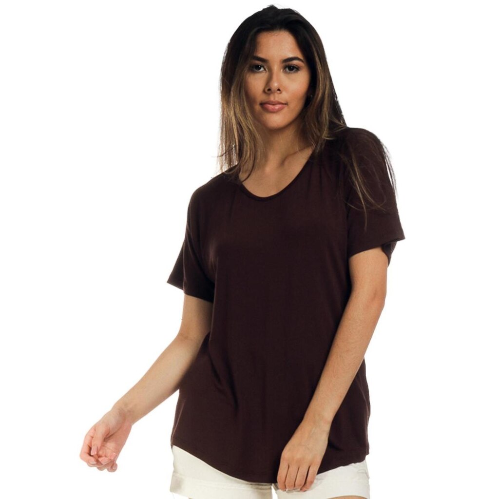 Blusa Amazonia Vital Malha Manga Curta Feminina