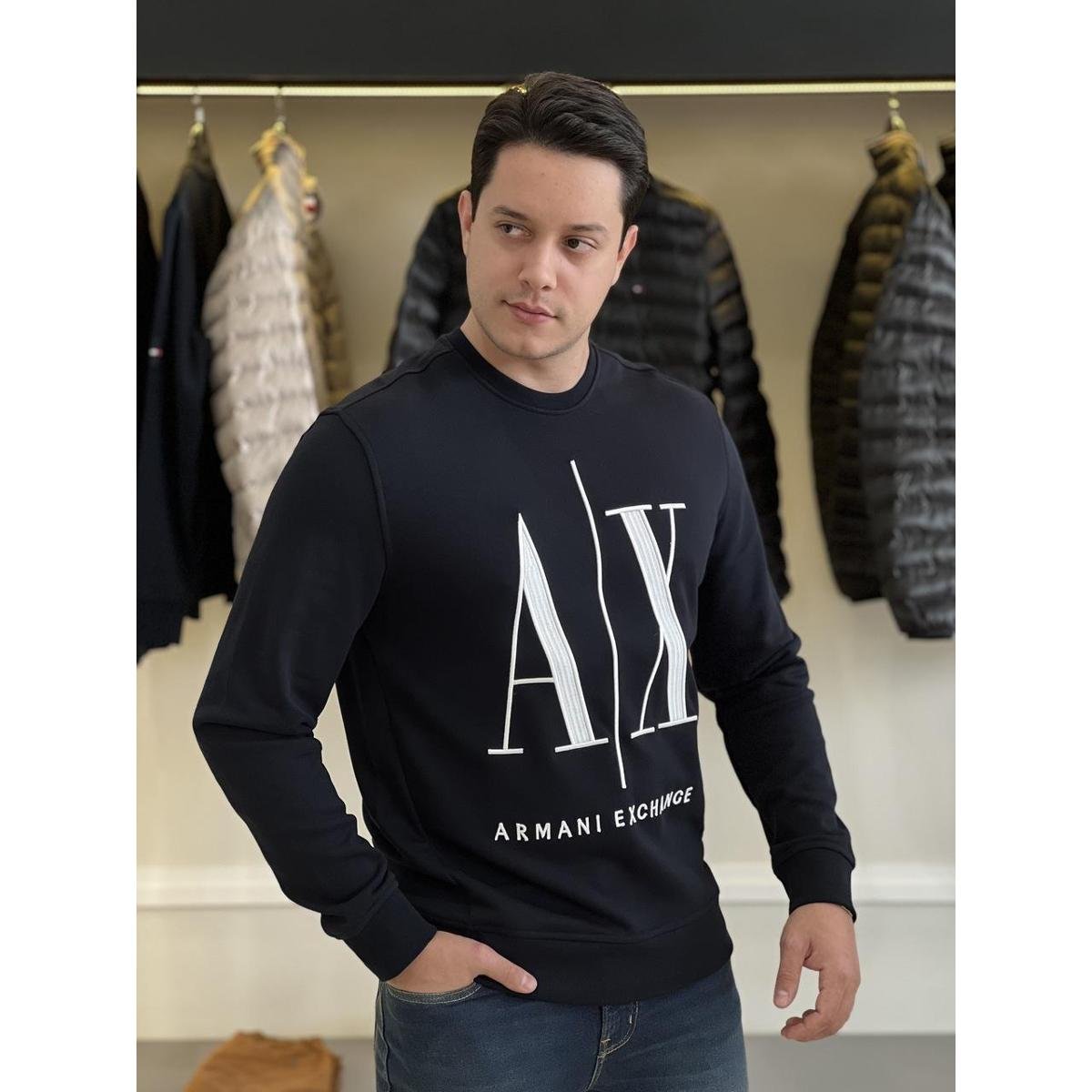 Blusa Moletom Masculino Armani Moletom Jaqueta Masculina Moletom