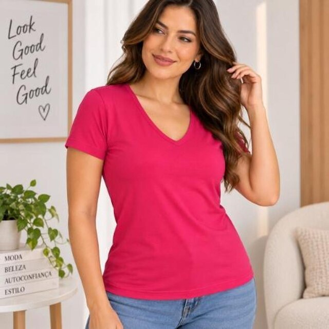 Blusa Baby Look Feminina- Habana