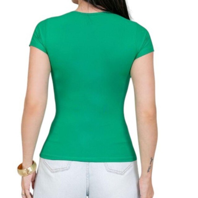 Blusa Baby Look Feminina- Habana
