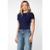 Blusa Baby Tee Hotfix GUESS Azul Escuro - Azul Escuro