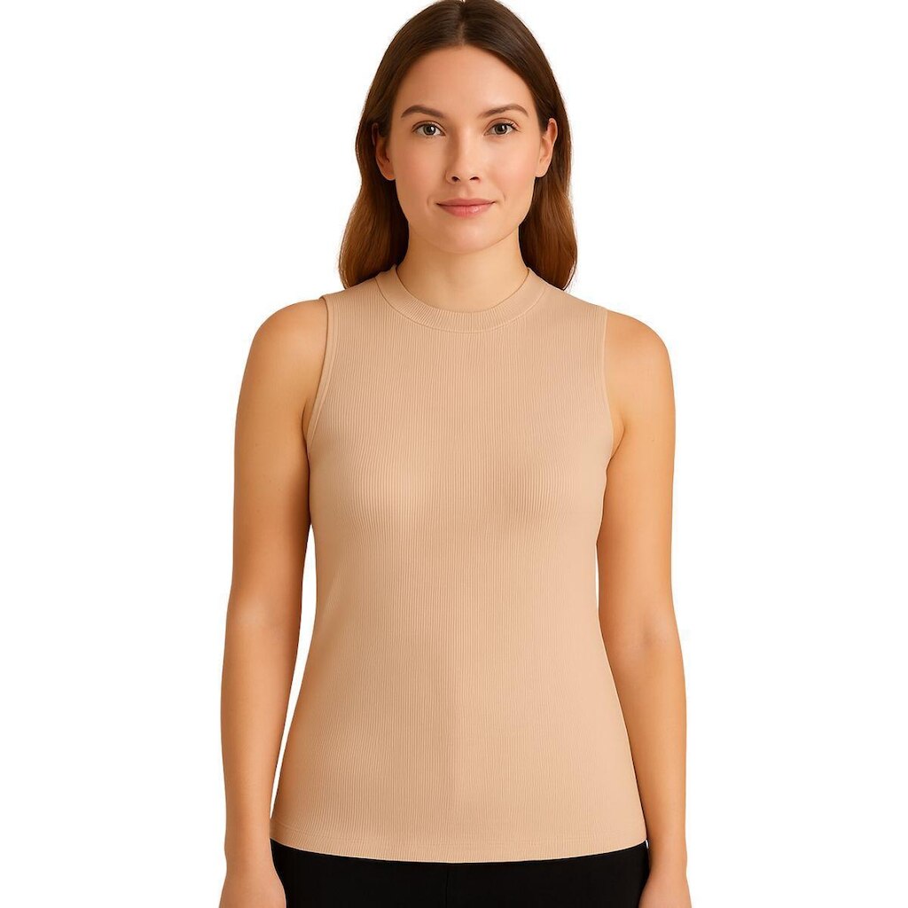 Blusa Bambu Rib Sem Costura Loba