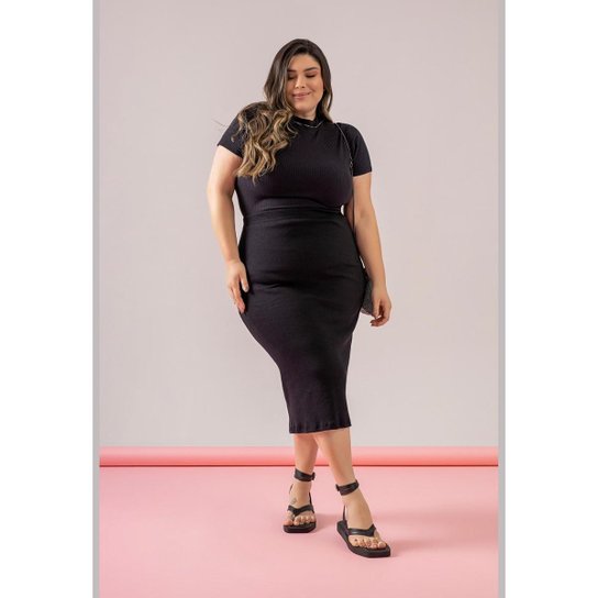 Blusa Básica de Manga Curta Just Basic