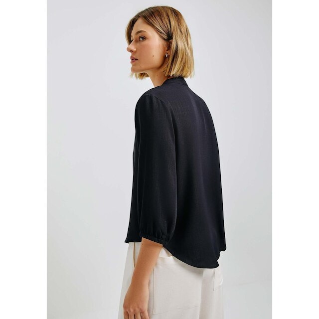 Blusa Básica Feminina Manga 7/8 Bufante - Caqui XG