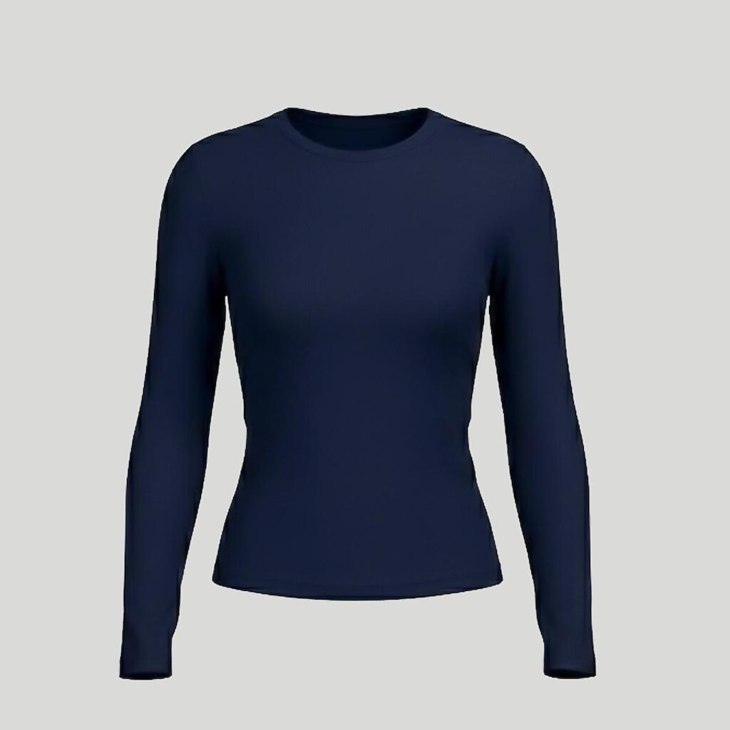 Blusa Básica Feminina Manga Longa Casual Suplex Premium Compressão Segunda Pele