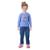 Blusa Bicho Bagunca Fashion Brilha No Escuro - Azul
