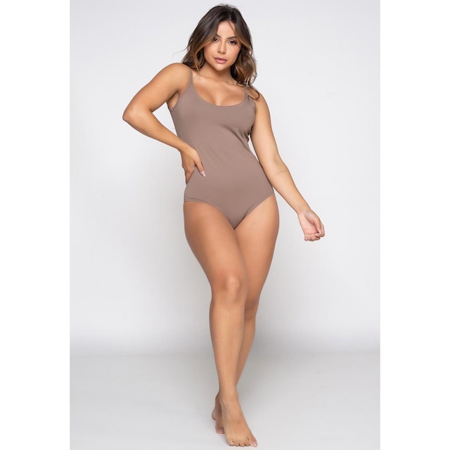Blusa Body Básica Feminino Regata Alcinha Microfibra