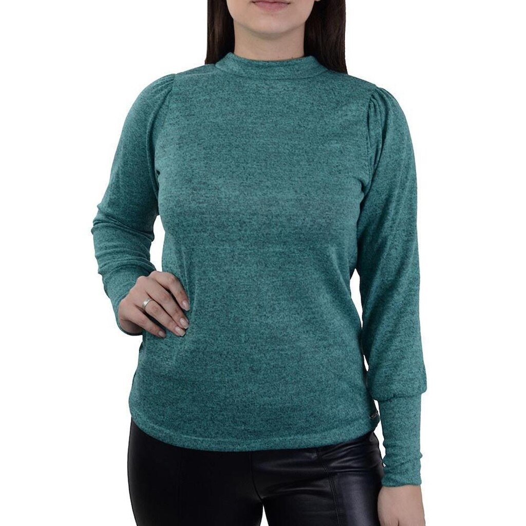 Blusa Bruna e Bia Gola Alta Feminina