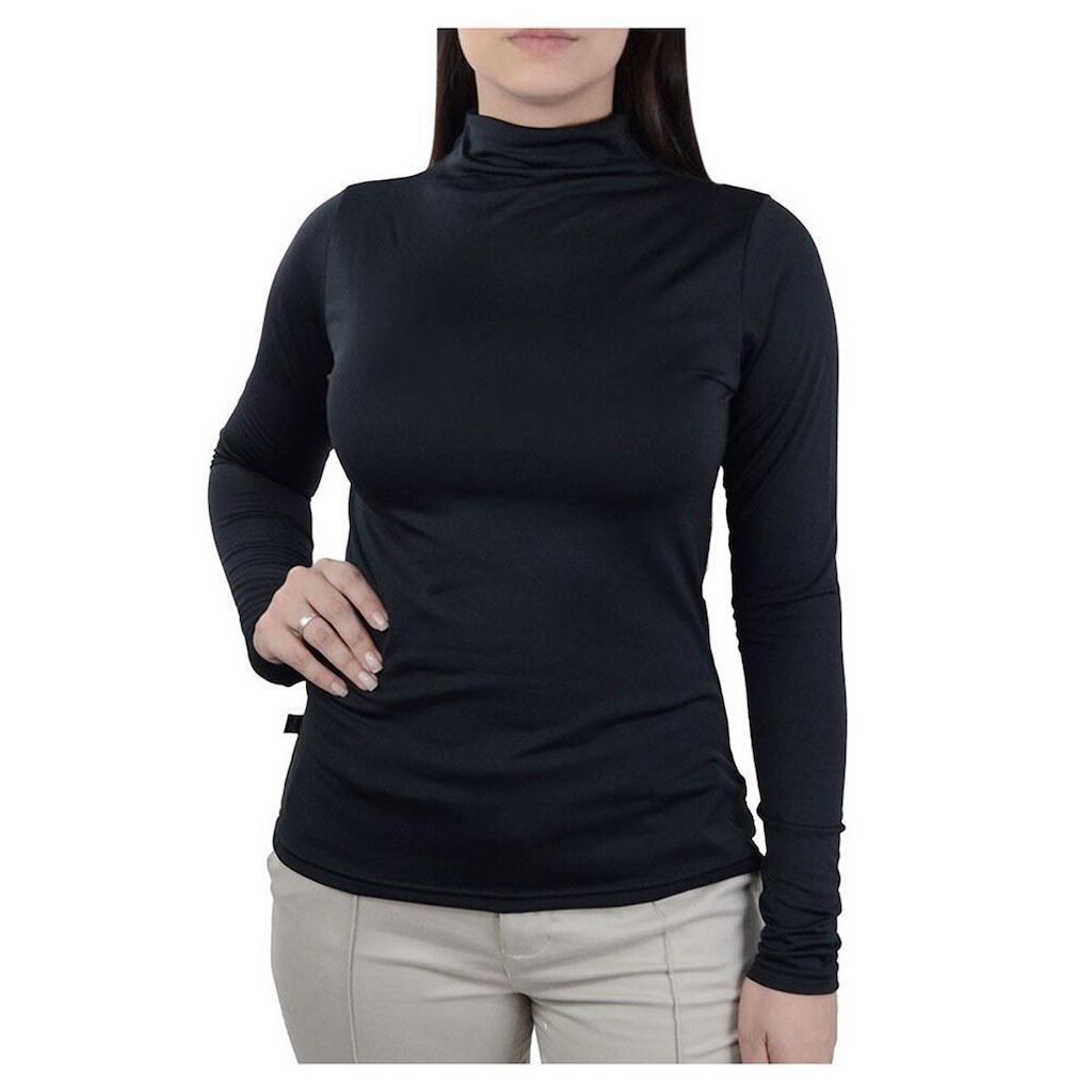 Blusa Bruna e Bia Térmica Gola Alta Feminina