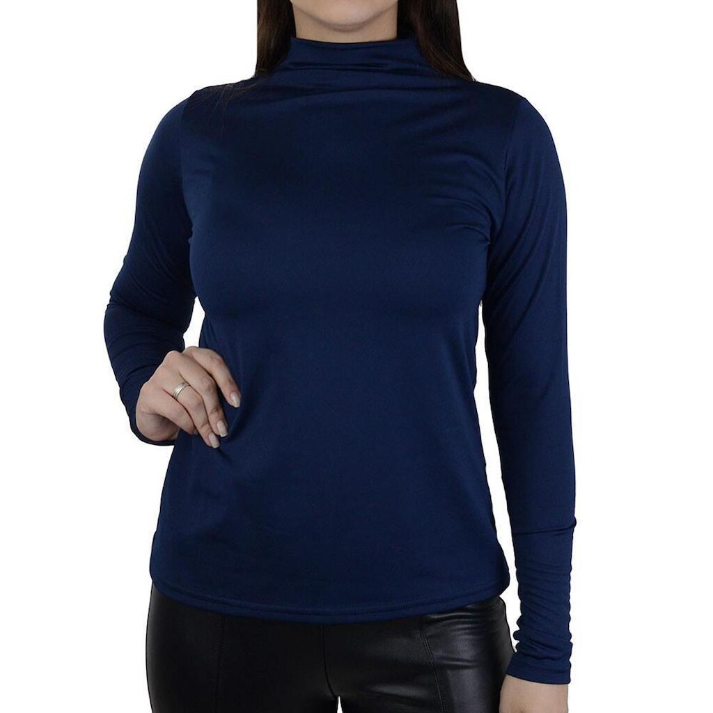 Blusa Bruna e Bia Térmica Gola Alta Feminina
