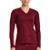 Blusa Caju Brasil Térmica Gola V Feminina - Marrom-Claro