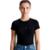 Blusa Calvin Klein Ribana c/logo Bordado Preta Feminina - Preto