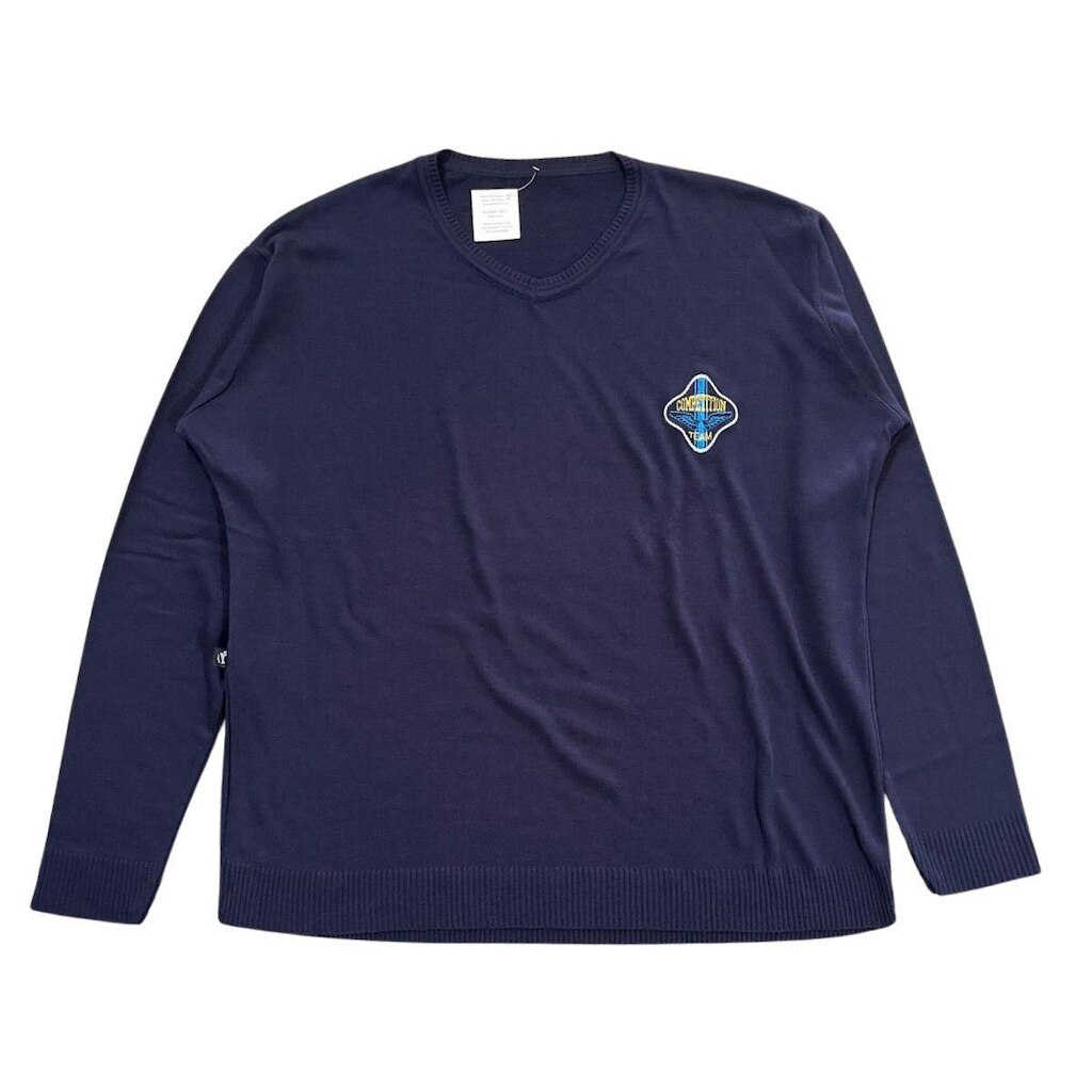 Blusa Casaco Masculino Tricot Plus Size G1 Azul Escuro