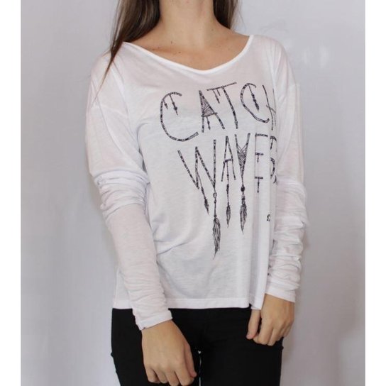 Blusa Catch Waves Hurley - Branco
