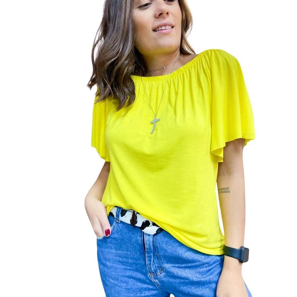 Blusa Ciganinha em Viscolycra
