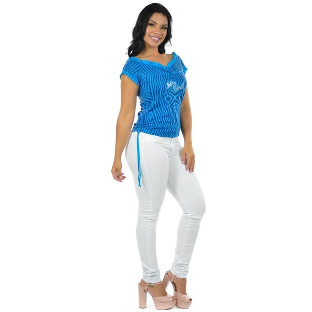 Blusa ciganinha poli  viscose fenomenal(sem elasticidade) Preto P