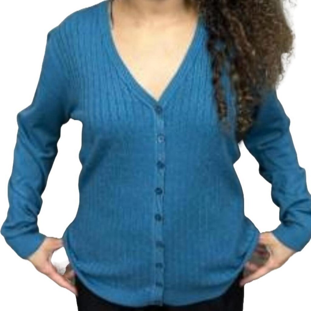 BLUSA CITY LADY TRICOT COM DECOTE V REF: 658117 FEMININO