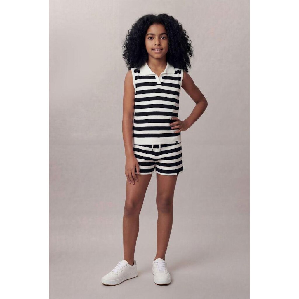 Blusa Ckj Girl Tricot Listrada - Marinho