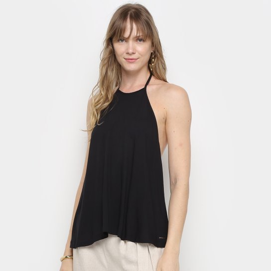 Blusa Colcci Frente Única Feminina - Preto