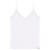 Blusa com Alças Canelada Básica com Decote V - Branco