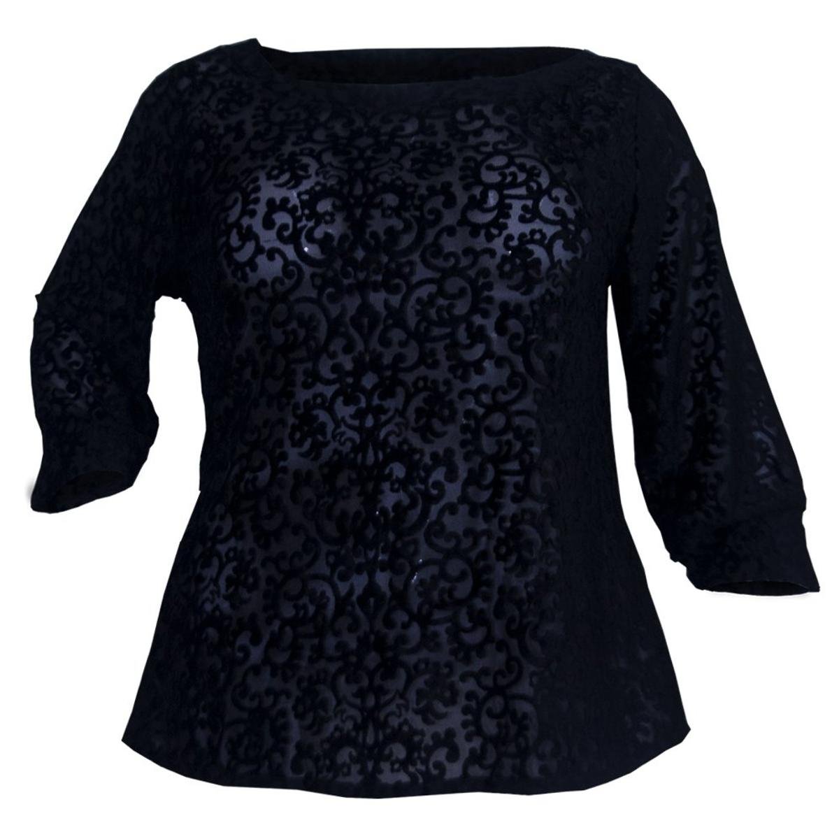 blusa de plush plus size