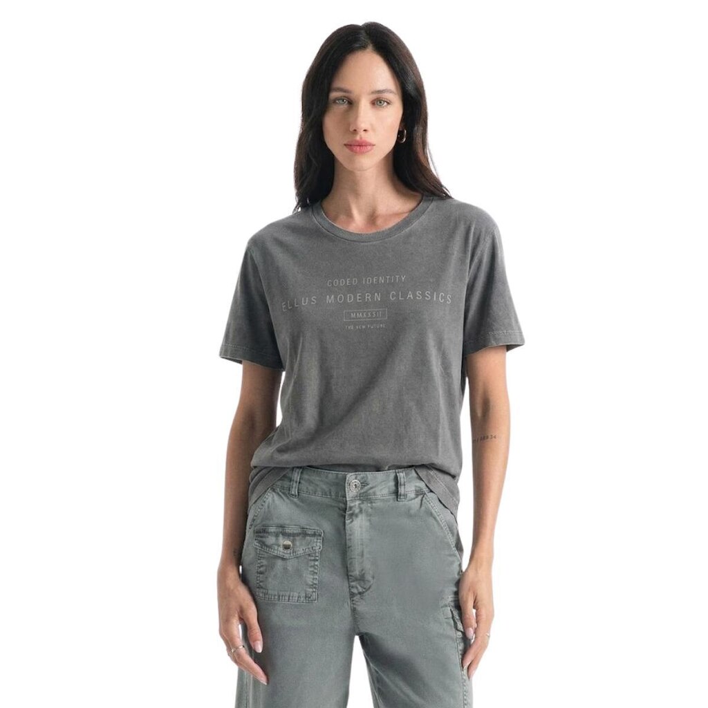 Blusa Cotton Washed Ellus Modern Classic