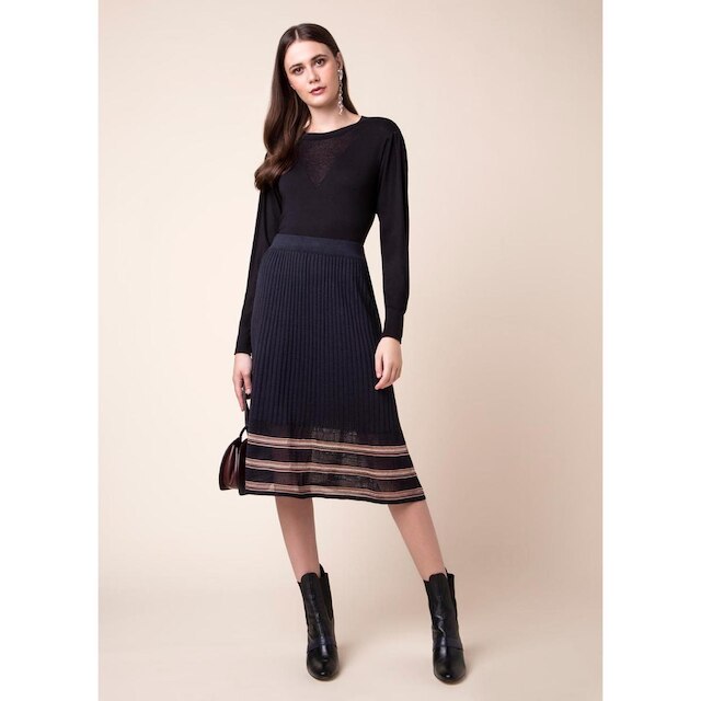 Blusa Creponada Preto G