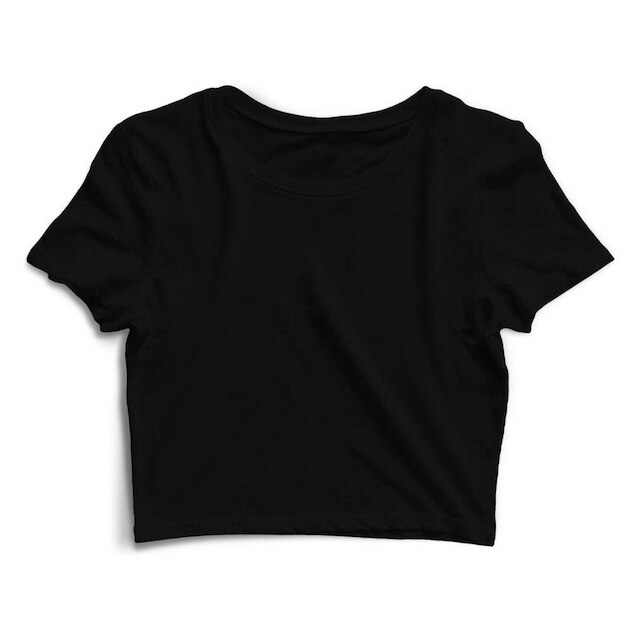 Blusa Cropped Blusinha Camiseta Feminina Lisa
