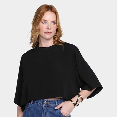 Blusa Cropped Farm Casual Feminina - Feminino