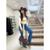 Blusa Cropped Manga Longa Com Faixa Na Lateral Criscon - Amarelo