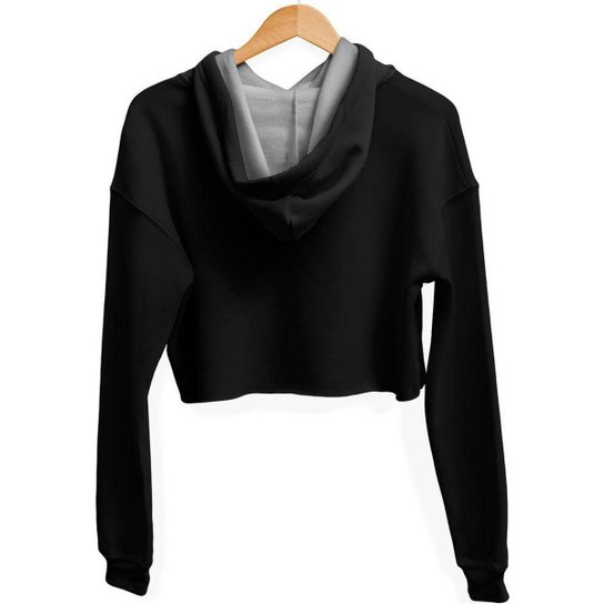 Blusa Cropped Moletom feminina Over Fame BTS md03 GG Zattini