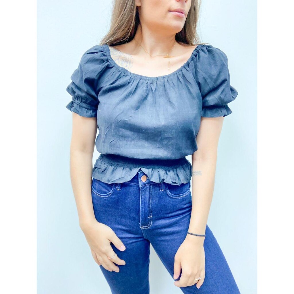 Blusa cropped