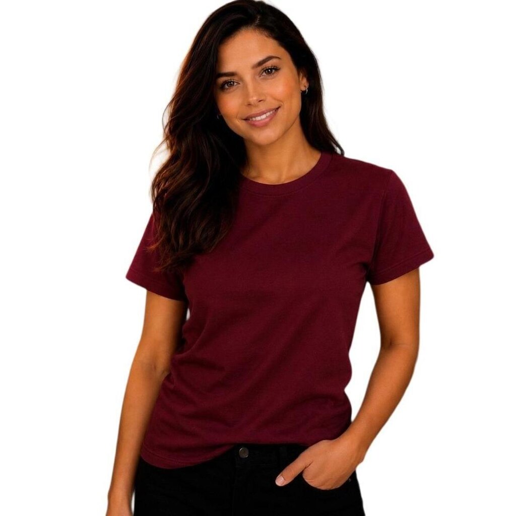 Blusa de Algodão Feminina Camisa Basica Academia Confortavel