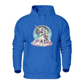 Blusa de Frio Abrigo Moletom Quentinho Plus Size Feminino Estampa Unicornio Confortavel Macia