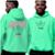 Blusa De Frio Moletom‎ Angel Sad Abstract Streetwear - Verde