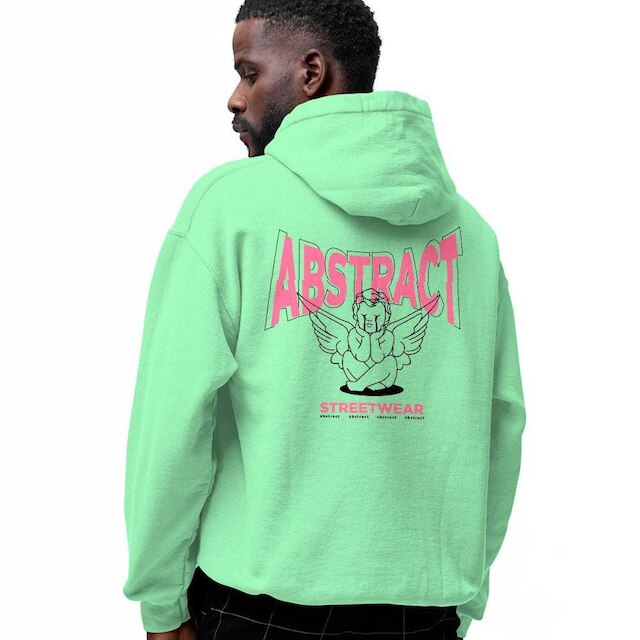 Blusa De Frio Moletom Angel Sad Abstract Streetwear