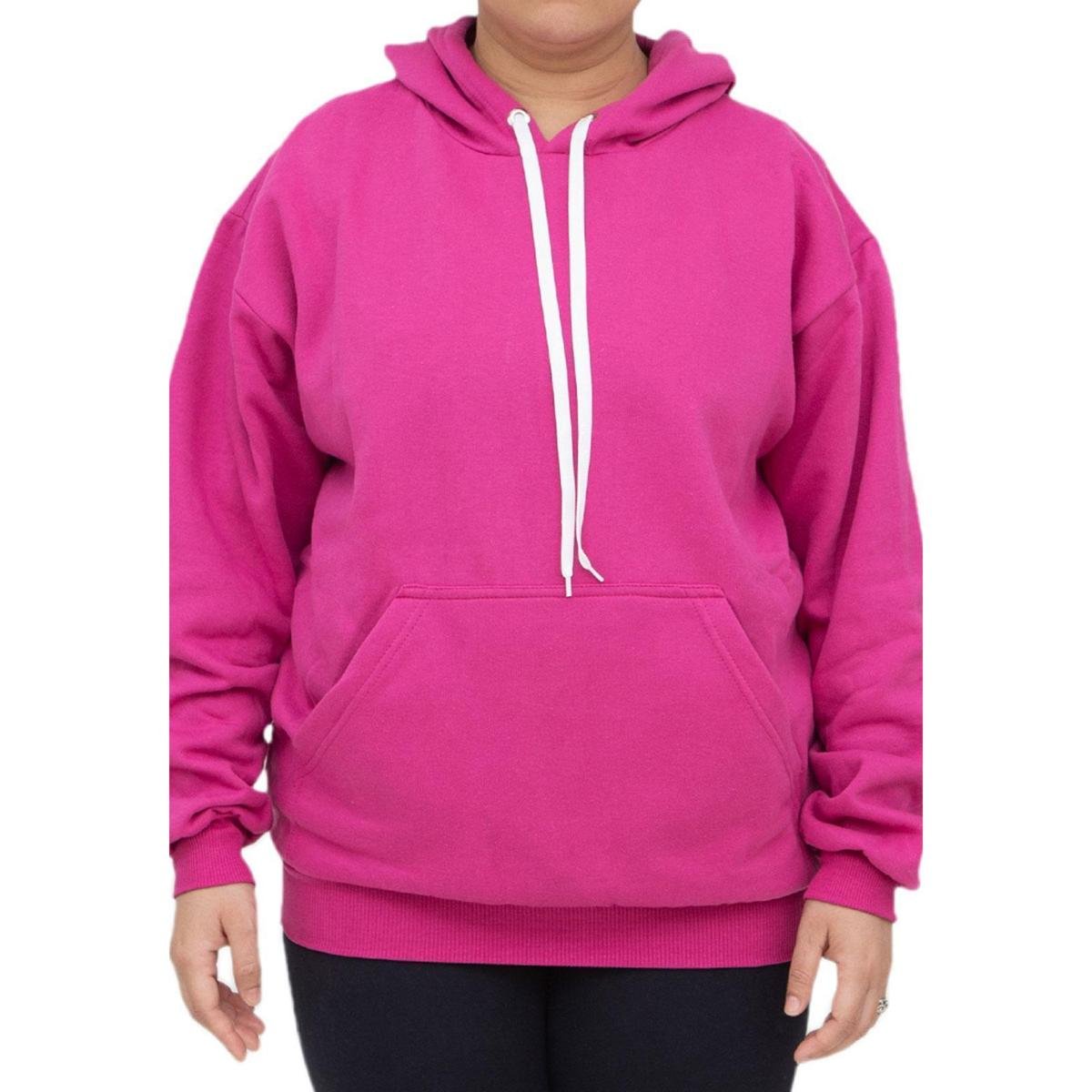 Blusa de Frio Moletom Canguru Jaqueta Liso Basico Com Capuz Ajustavel Lançamento Inverno Menor preço em Blusa de Frio Moletom Canguru Jaqueta Liso Basico Com Capuz Ajustavel Lançamento Inverno