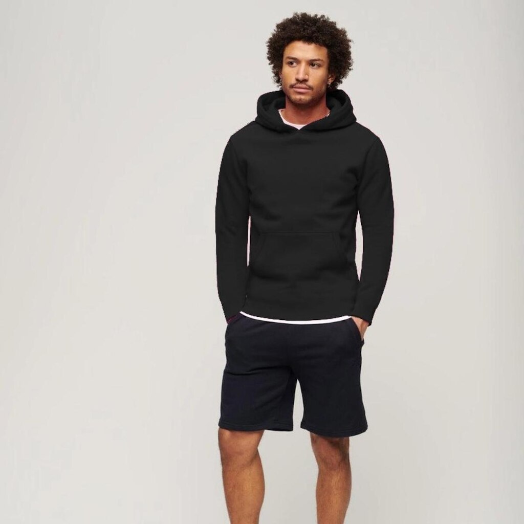 Blusa de Frio Moletom Canguru Masculina com Capuz Slim Fitness
