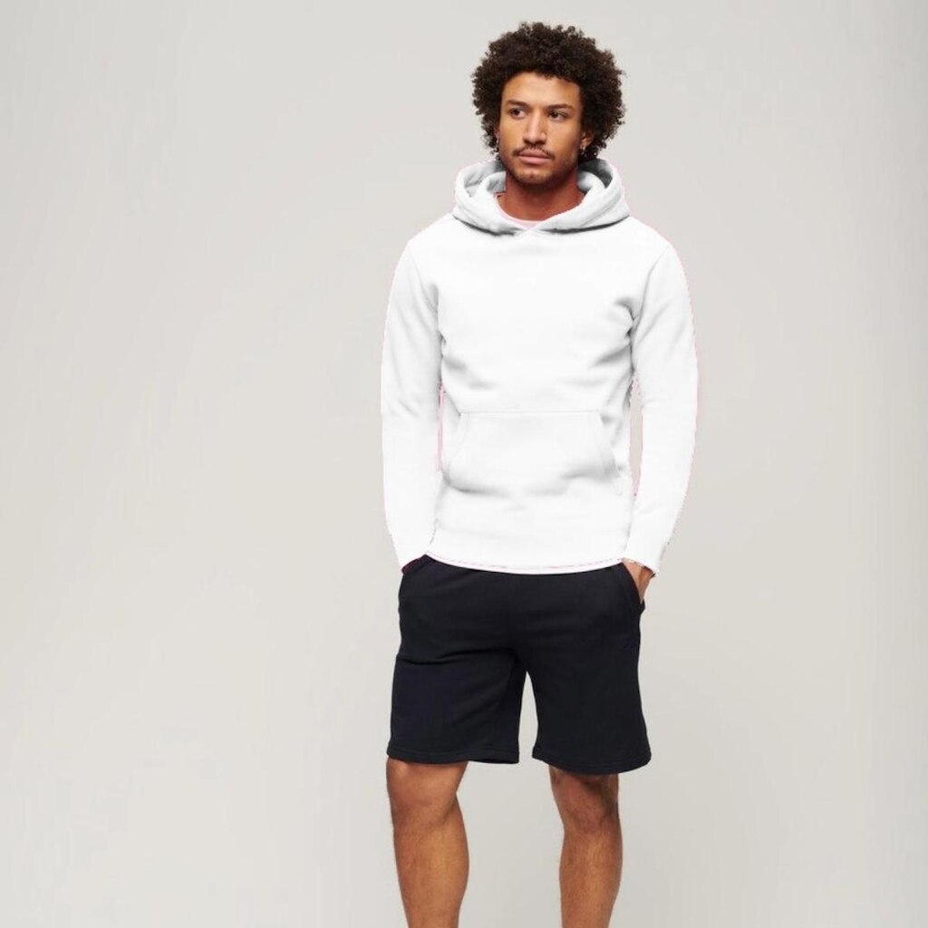 Blusa de Frio Moletom Canguru Masculina com Capuz Slim Fitness