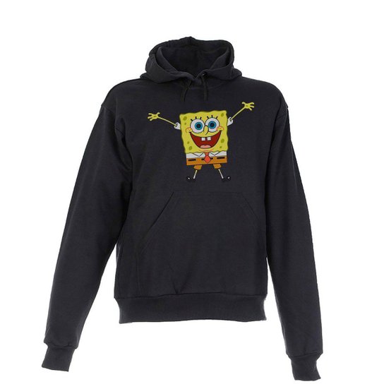 Blusa De Frio Moletom Desenhos Bob Esponja Infantil Juvenil Zattini