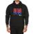 Blusa de Frio Moletom Fechado Com Bolso e Capuz Flanelado Casual - Preto