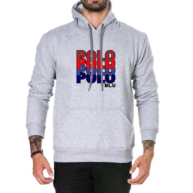 Blusa de Frio Moletom Fechado Com Bolso e Capuz Flanelado Casual