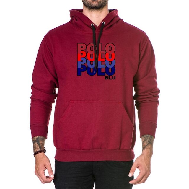 Blusa de Frio Moletom Fechado Com Bolso e Capuz Flanelado Casual