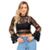 Blusa de Manga Longa Renda Tendência Inverno Premium - Preto