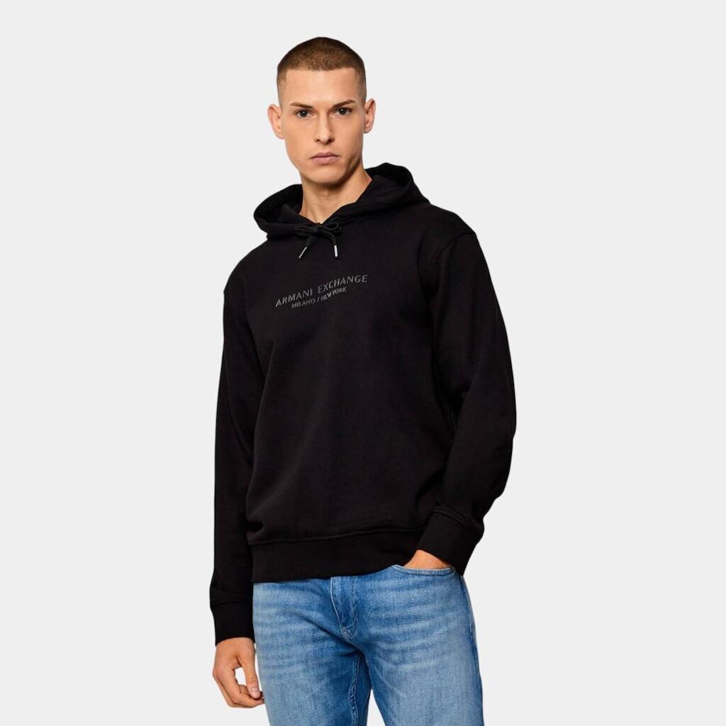 Blusa De Moletom Armani Exchange Com Capuz Masculina