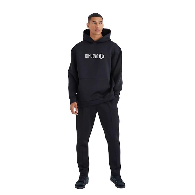 Blusa de Moletom Canguru Big Logo DiNuevo Preto