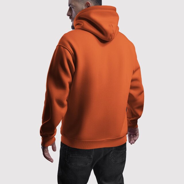 Blusa De Moletom Canguru Casaco Fechado Moleton Liso Sem Estampa Use Miron